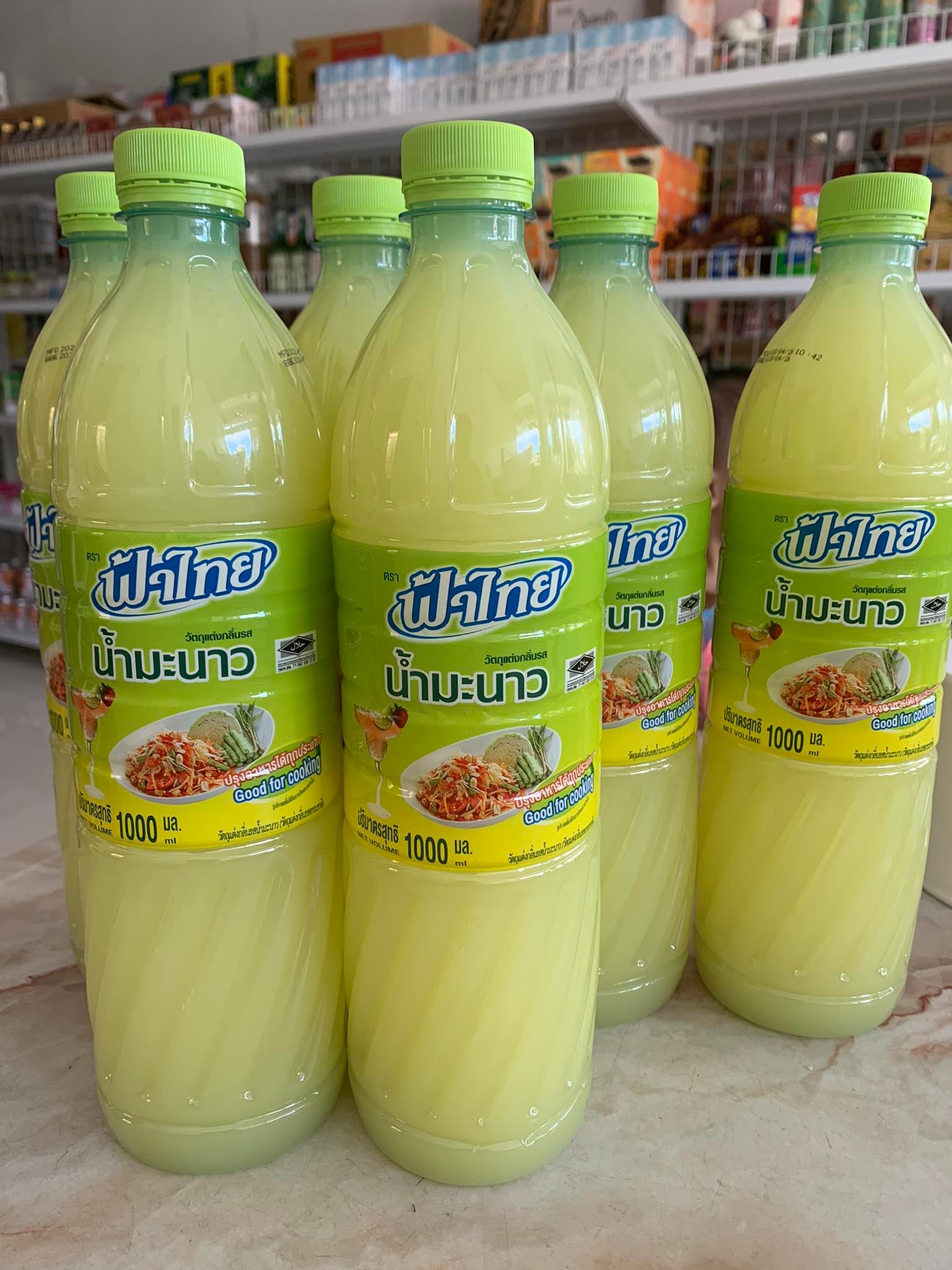 Nước cốt chanh Thái Lan dùng pha chế và làm somtum ( chai 1 lít)