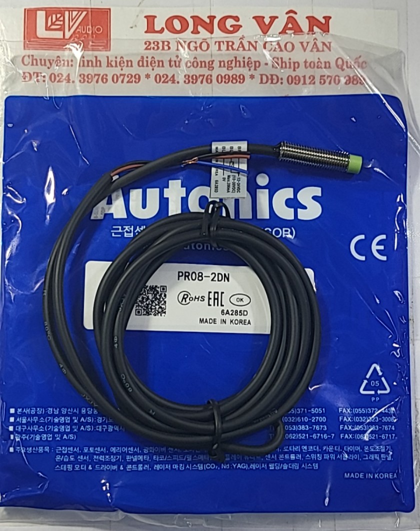 Cảm biến tiệm cận Autonics PR08-2DN/PR08-2DP 2mm 12-24VDC
