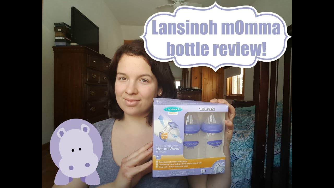 ( Đủ size S, M, L) Bình sữa Lansinoh Momma 160ml/240ml chính hãng
