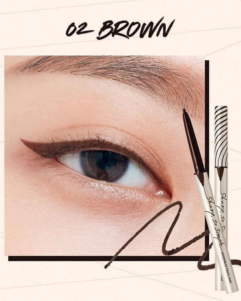 Chì Kẻ Mắt Clio Sharp So Simple Waterproof Pencil Liner