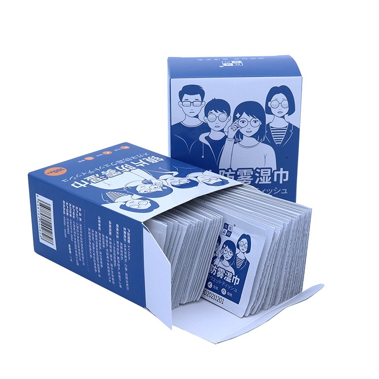 Hộp 100 khăn lau kính Nano chống mờ