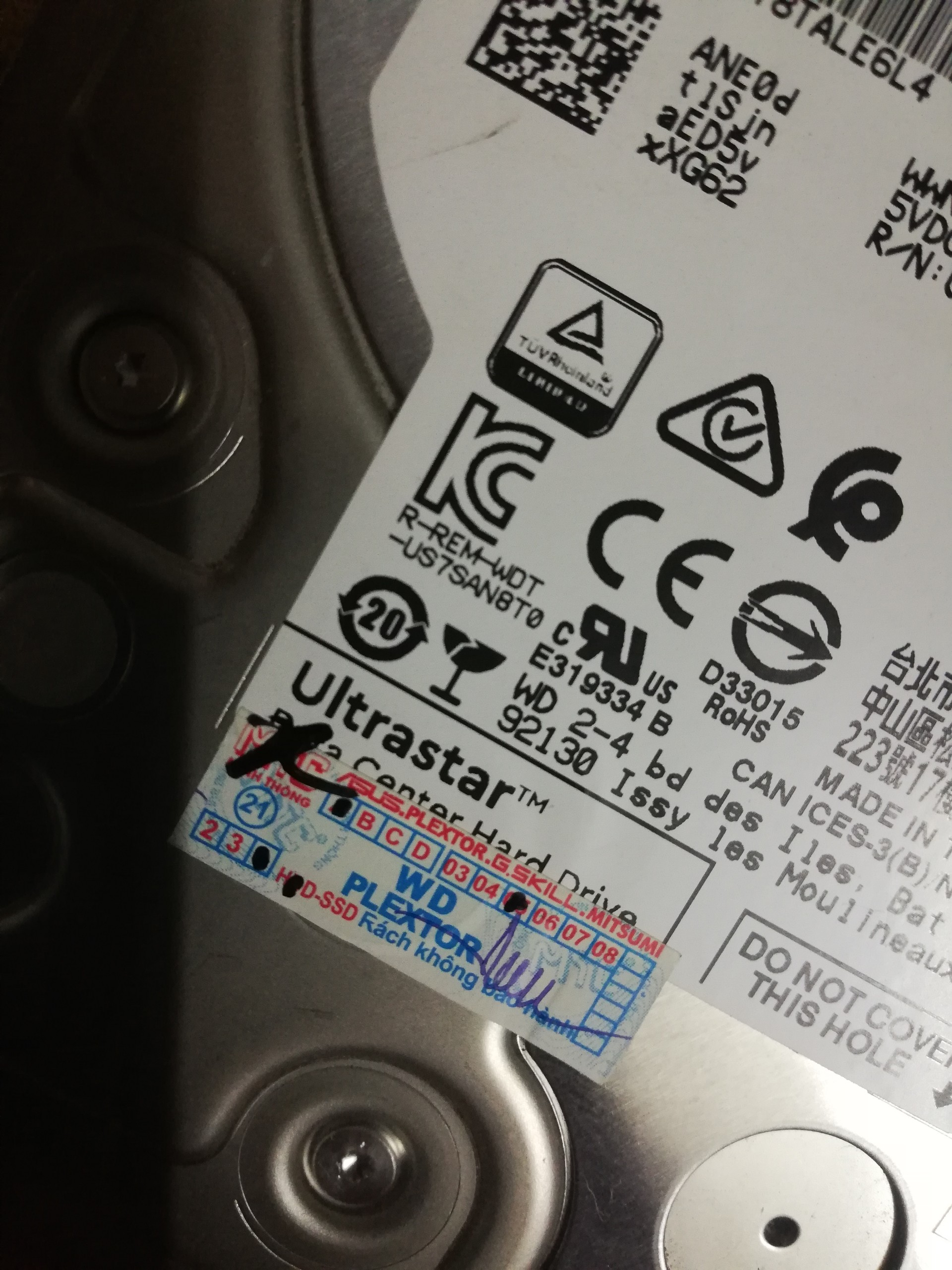 Ổ cứng WD Ultrastar 8TB chuyên dụng cho Sever