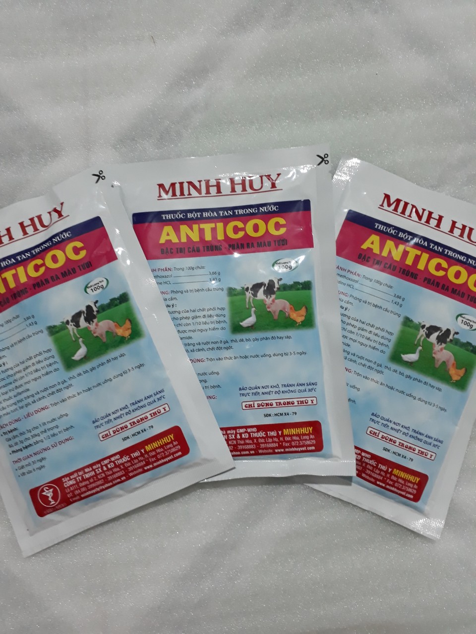ANTICOC - CẦU TRÙNG, PHÂN RA MÁU TƯƠI
