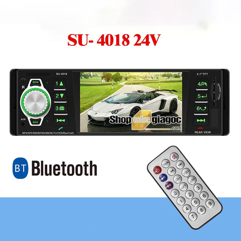 Đầu 1 Din Mp5 Màn Hình 4.1 Inch Bluetooth SU-4018/4019