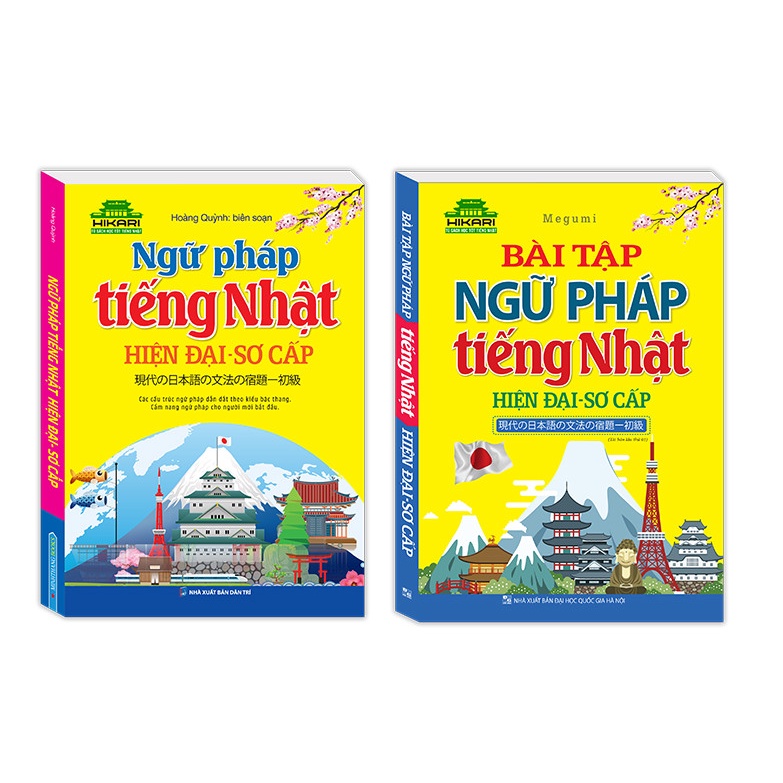 Sách - Combo Ngữ pháp tiếng Nhật hiện đại-sơ cấp - Bài tập ngữ pháp tiếng Nhật hiện đại-sơ cấp