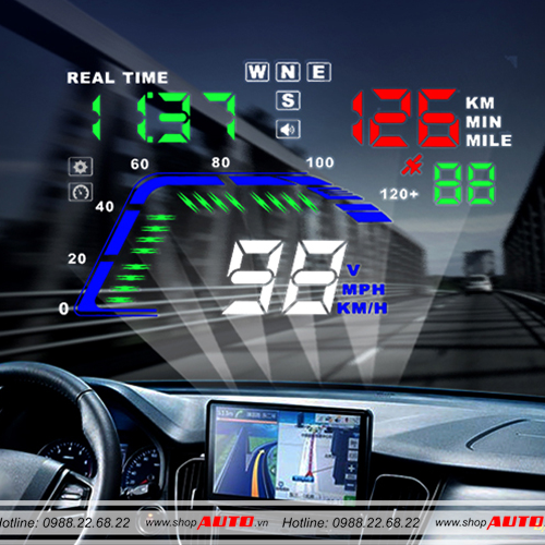 Thiết bị hiển thị tốc độ HUD Q7