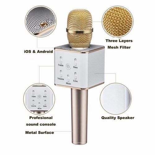 Micro karaoke Loa Bluetooth Q7 LOẠI 1