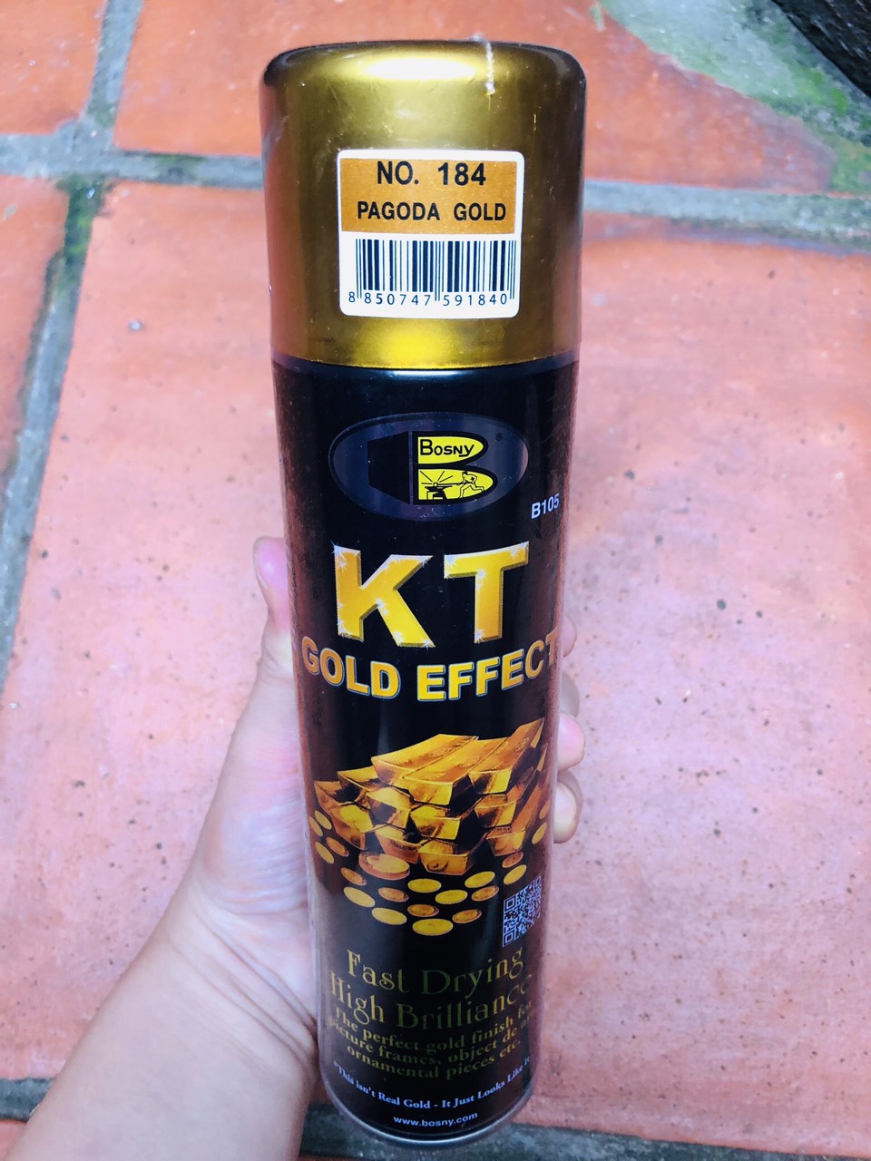 Sơn xịt mạ vàng KT Gold Efect