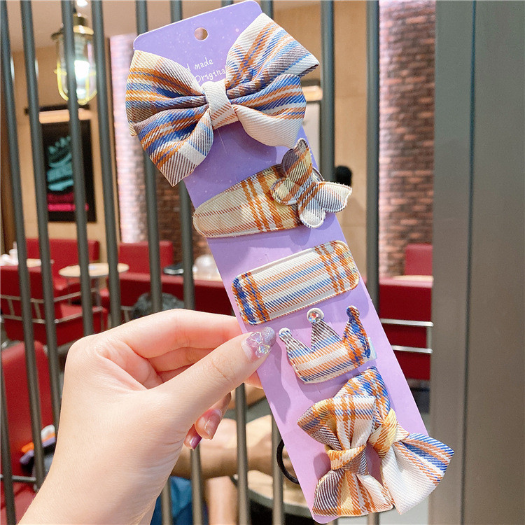 Kẹp nơ vải nhiều màu dễ thương cho bé gái-sét tách lẻ TOP1SHOP m66