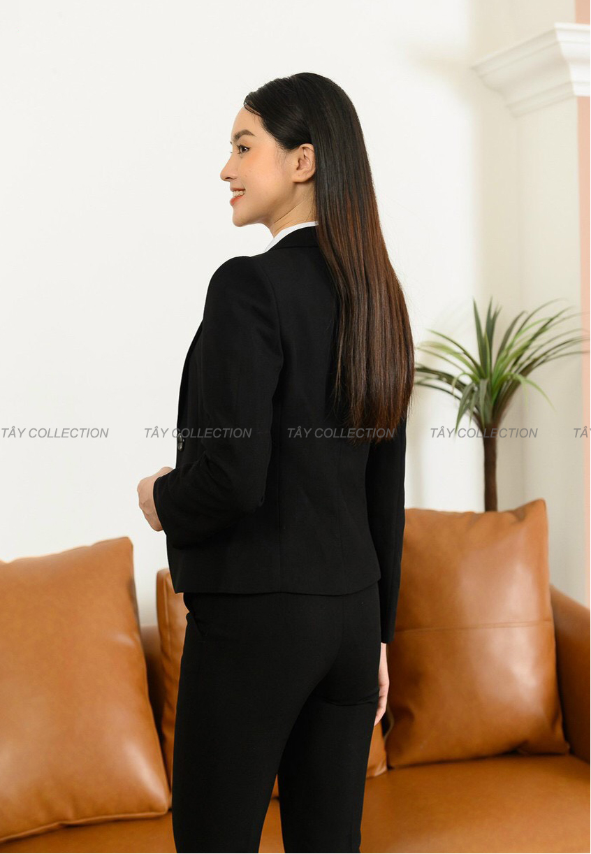 Bộ vest chân váy công sở nữ 2 lớp cao cấp