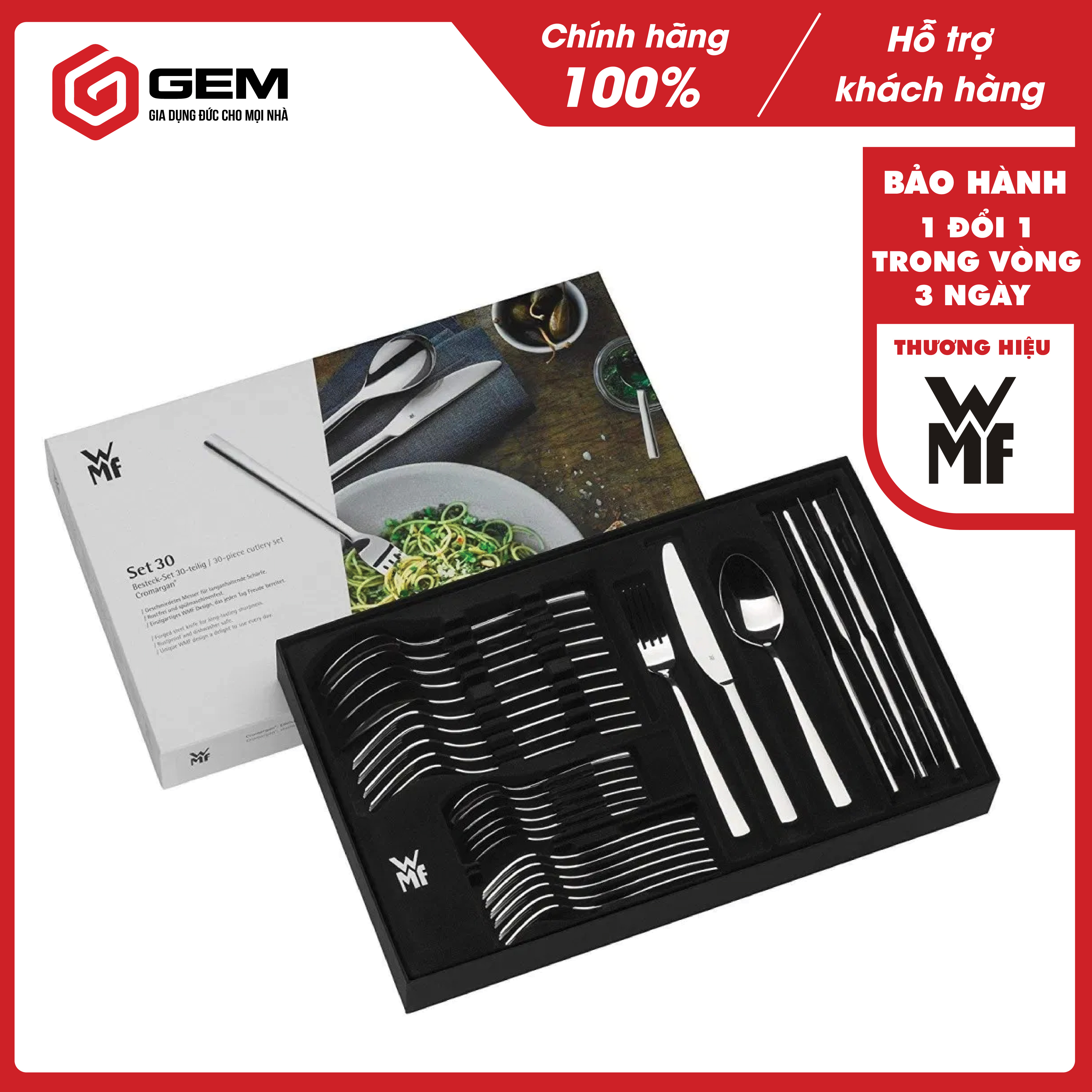 Set 30 dao dĩa WMF PHILADELPHIA - NHẬP ĐỨC