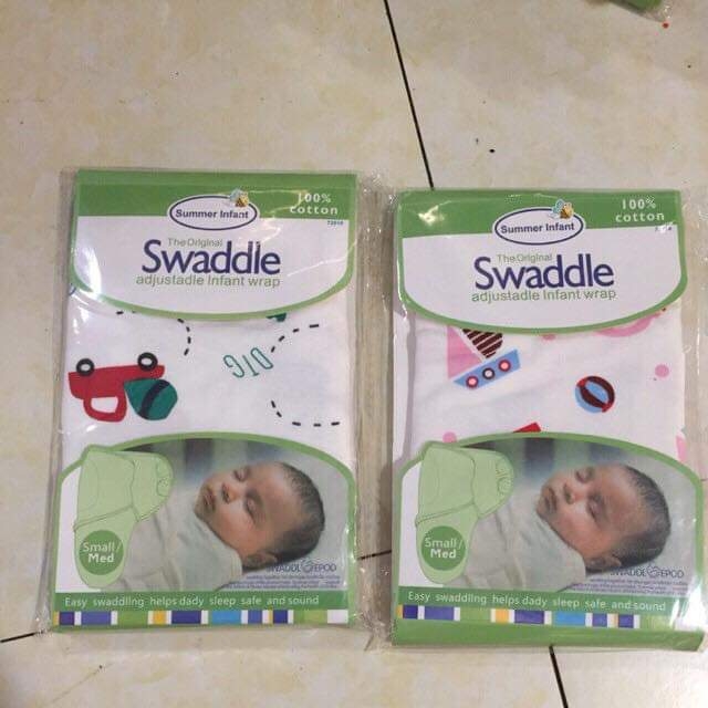 ủ kén sơ sinh cotton summer cho bé trai, gái
