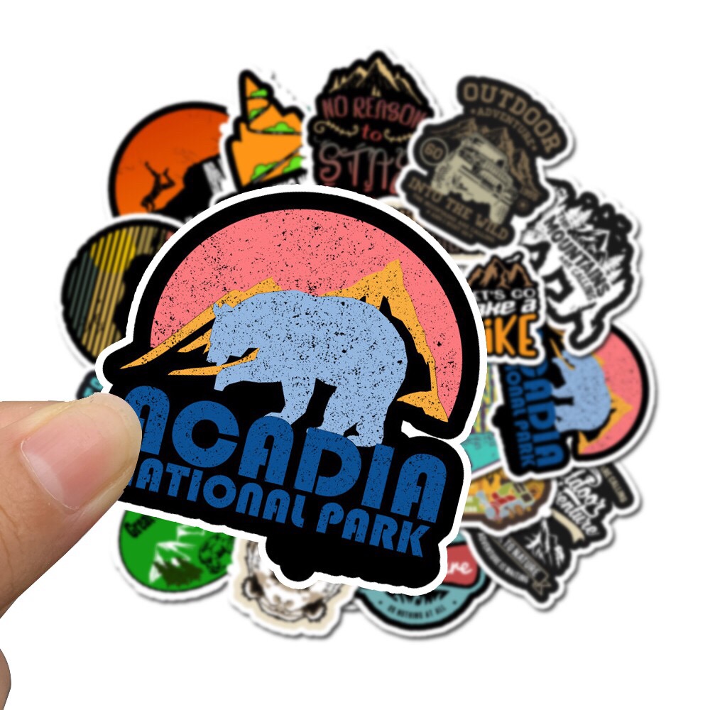 [HCM]Sticker hình dán phong cách đi phượt