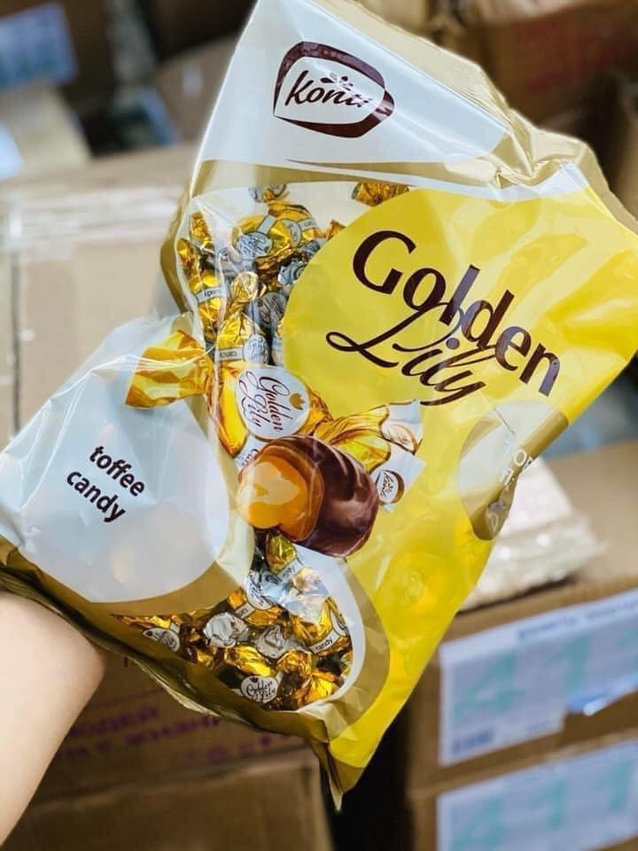 Kẹo socola huệ vàng của Nga 500g (tách từ gói 1Kg)