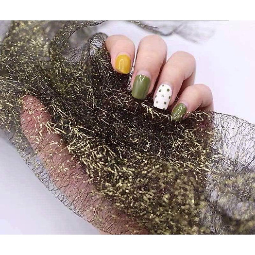 Lưới ren chụp ảnh mẫu nail
