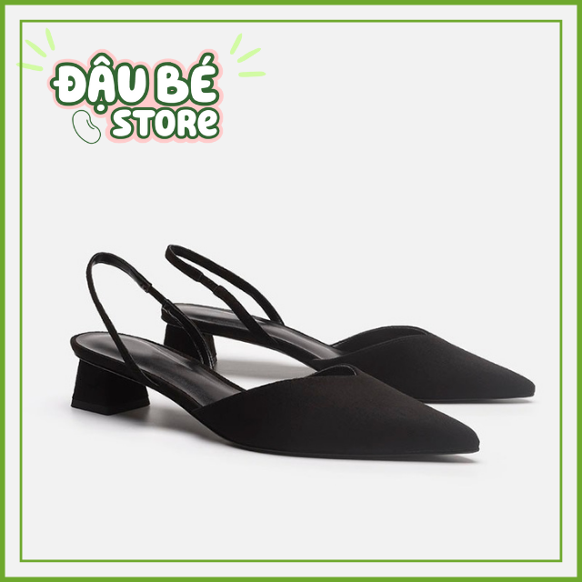 [Nhập mã LAZADASALEHE60K giảm 60k/300k] Giày Sandal Nữ Mũi Nhọn Quai Mảnh Đế Vuông Cao 3 Phân Đi Học Đẹp Cao Cấp - Thời Trang Công Sở Hàn Quốc - DAUBE - D048