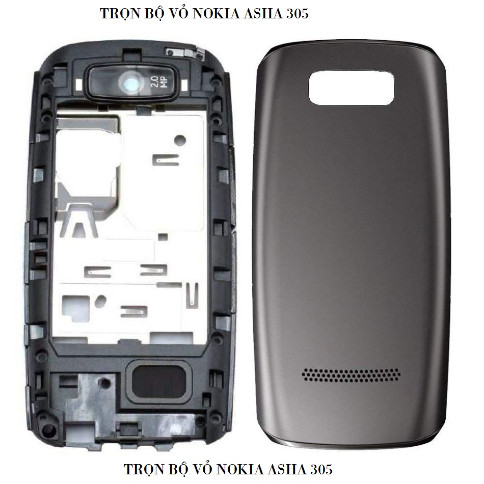 [HCM]TRỌN BỘ VỎ DÀNH CHO NOKIA ASHA 305