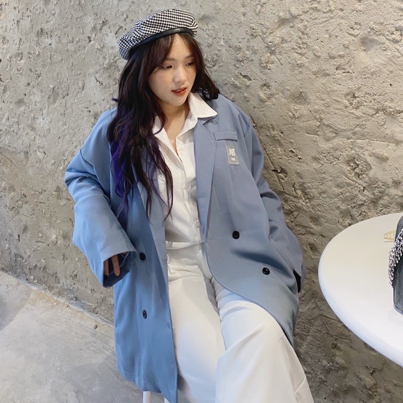 Áo Blazer AB Form Rộng Oversize Nam/Nữ (Ảnh Thật/Có sẵn)