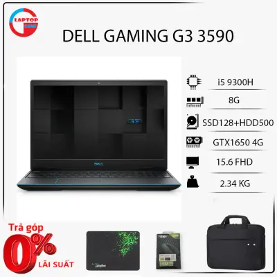 [Trả góp 0%]Dell G3 15 3590 - laptop gaming core i5 9300h ram 16g ssd 128+1tb vga GTX 1650 ,  GTX 1050  4g màn 15.6 fhd ips