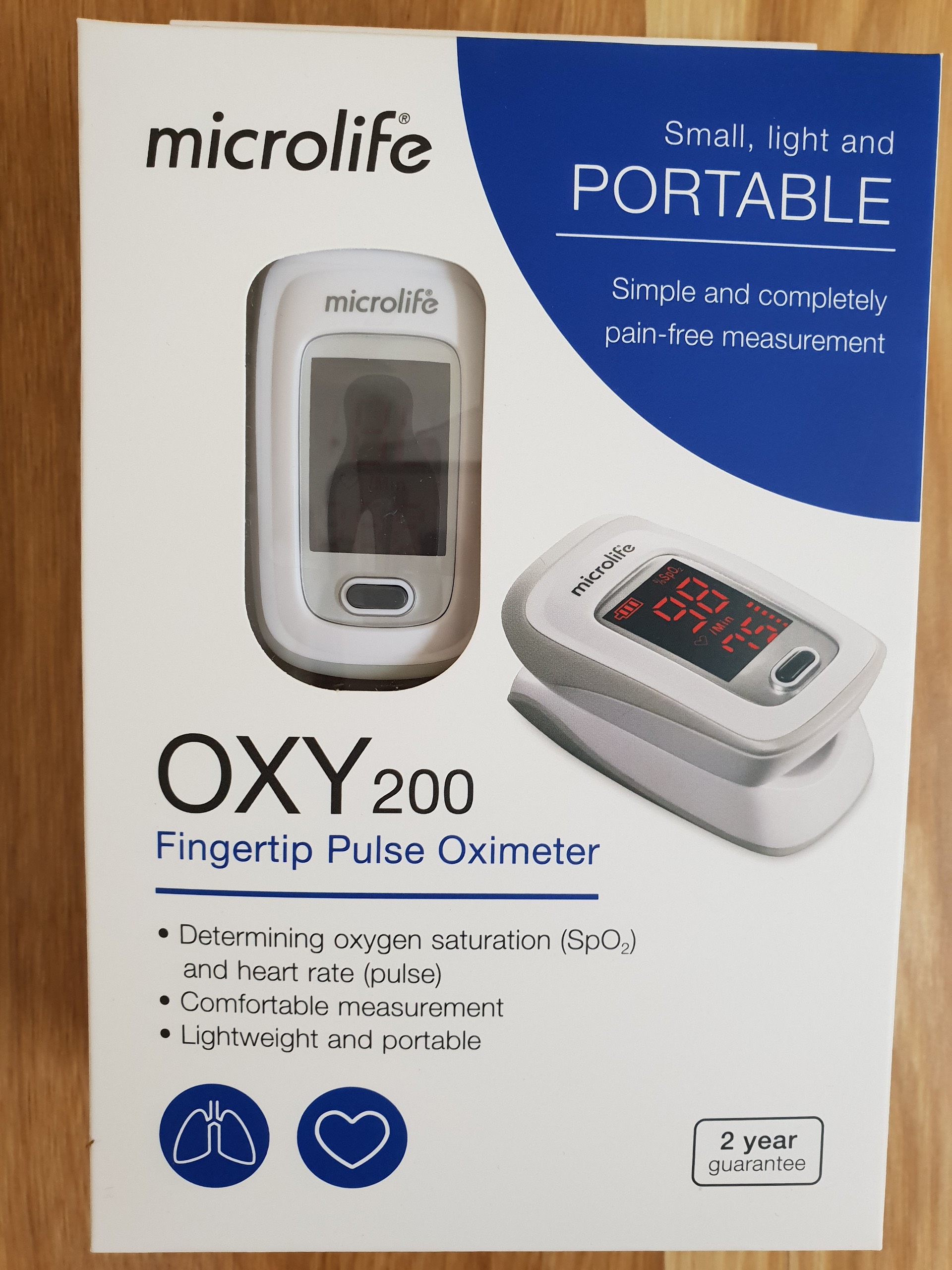 Máy Đo Nồng Độ Oxy Trong Máu - Microlife Oxy 200