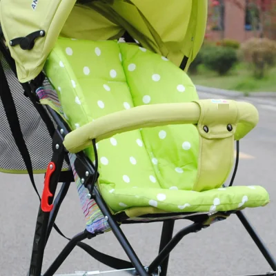 HJDH Thick Protector Cart Mat Chindren Chair Pad Seat Cushion Cotton Baby Warmer Stroller Accessories Stroller Mat Cotton Mat Stroller Cushion