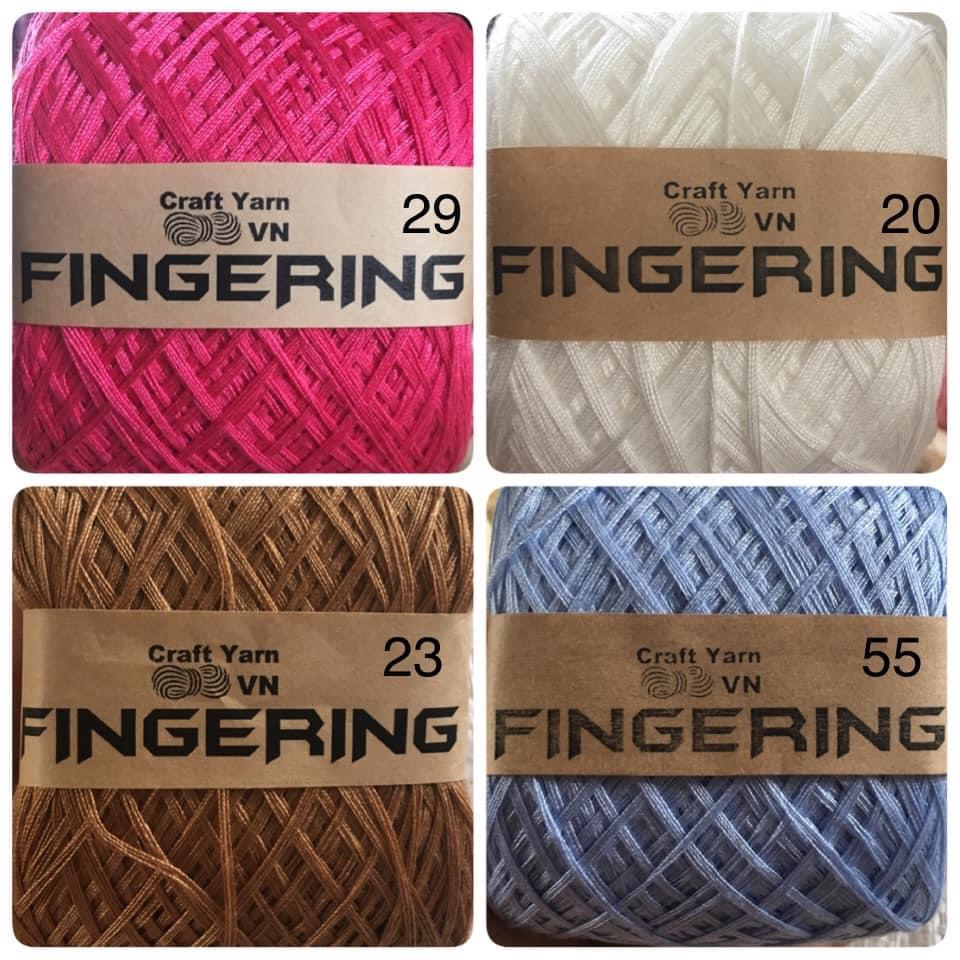 Sợi cotton bóng Fingering