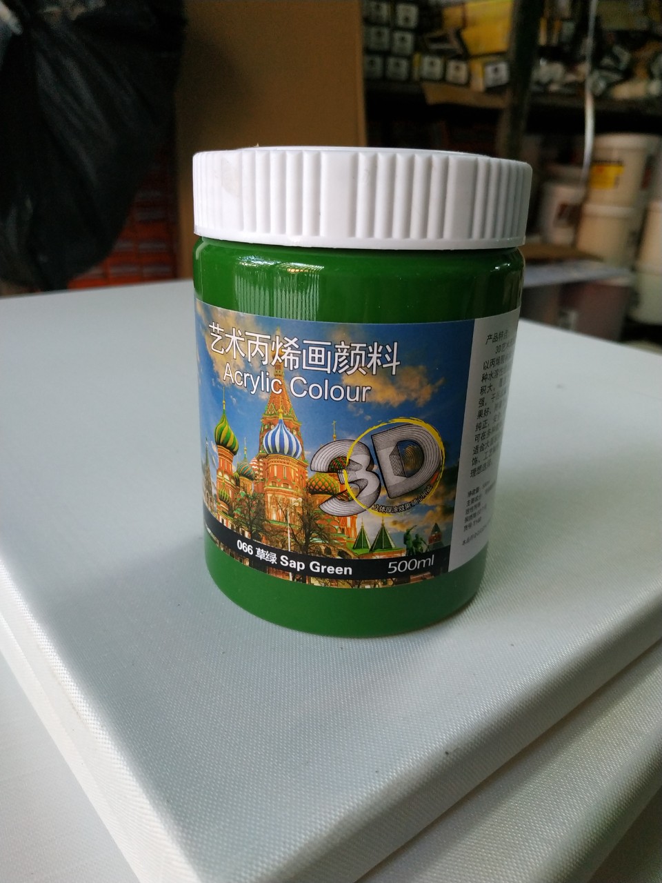 Màu acrylic 3D 500ml vẽ ngoài trời