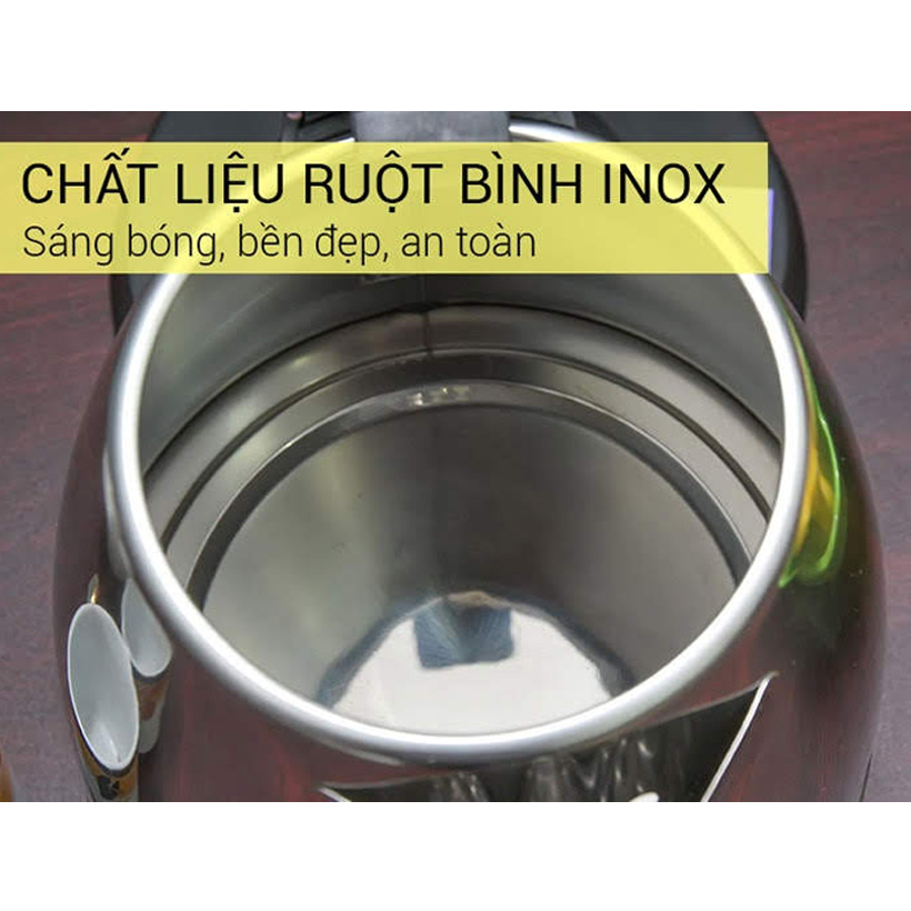 Bình đun siêu tốc inox 1.8 lít Fujishi FB-18
