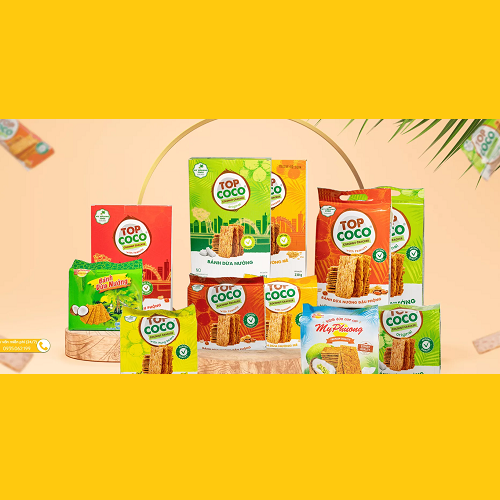 Bánh dừa nướng topcoco đậu xanh 150g