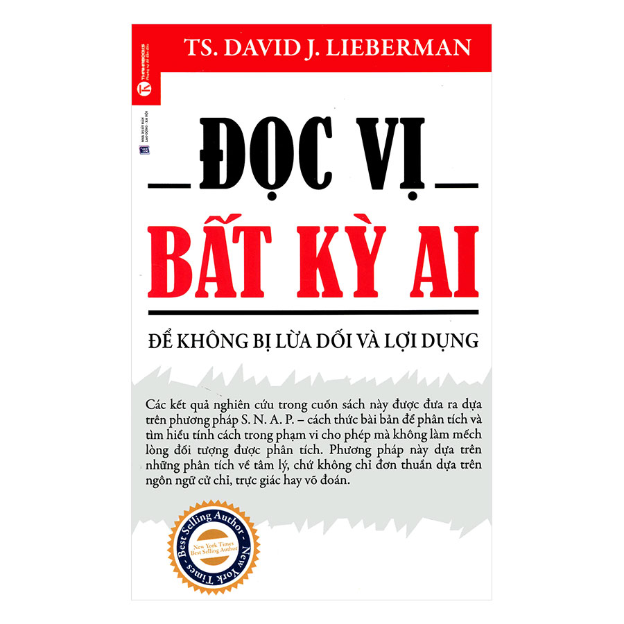 Sách - đọc vị bất kỳ ai - để không bị lừa dối và lợi dụng