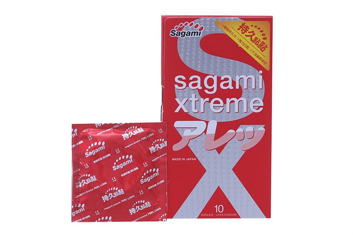 Bao cao su gai bi Sagami Xtreme Feel Long (Hộp 10)
