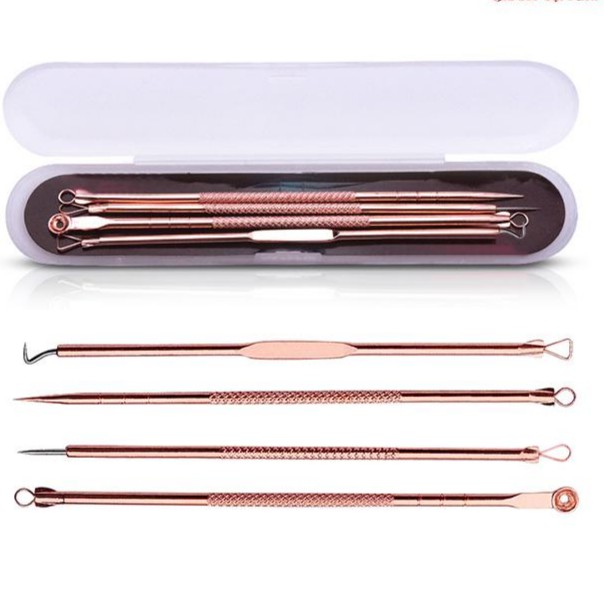 Bộ 4 cây nặn mụn chuyên dụng (Màu đồng)