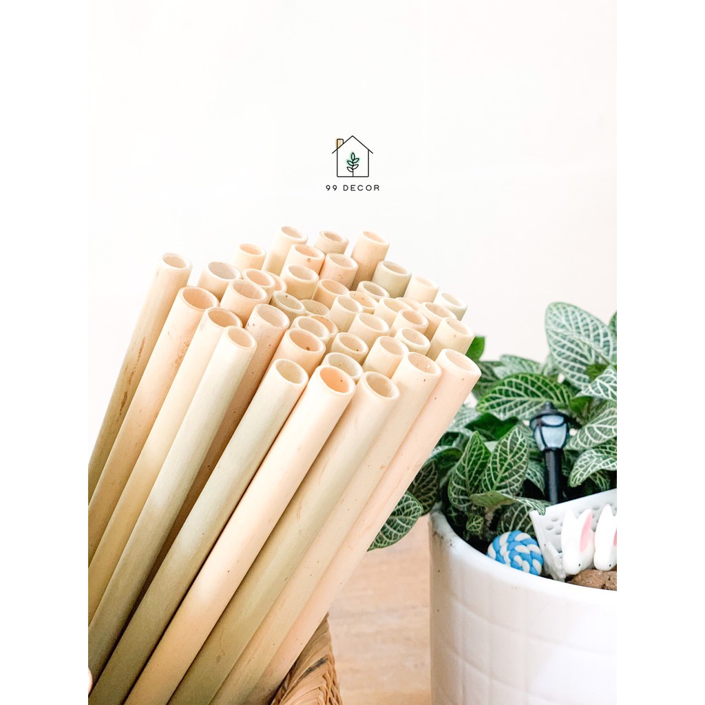 Ống Hút Tre Tự Nhiên (1 Ống) - Bamboo Straws