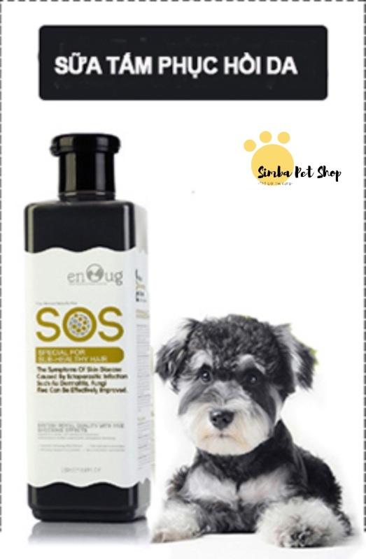Sữa tắm SOS đen dùng cho chó mèo phục hồi da