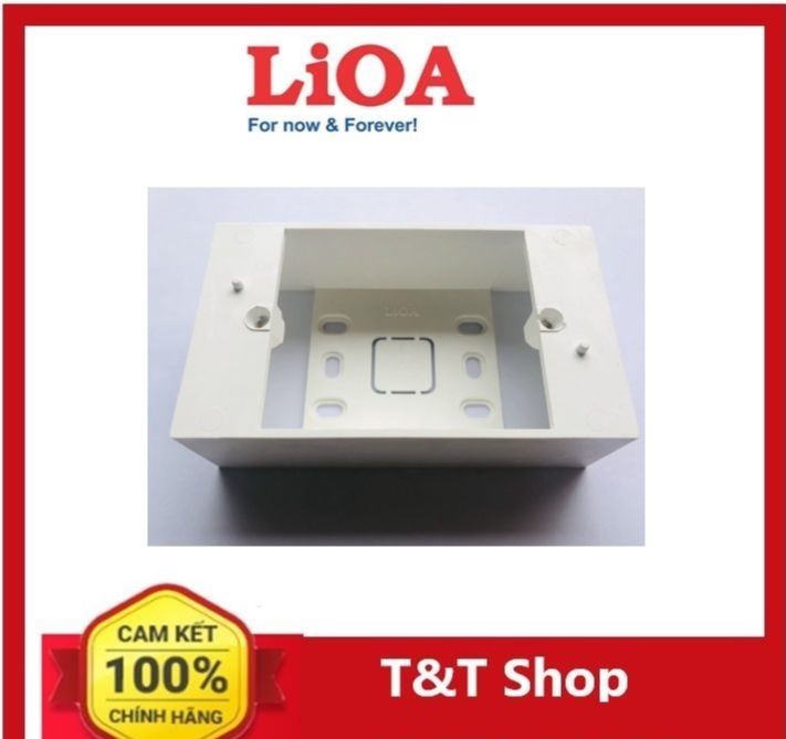 Đế nổi chữ nhật Lioa ( 5 cái)