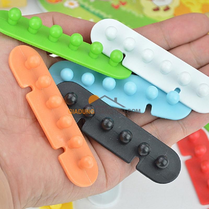 Vỉ 2 nút dài giữ dây sạc, cáp gọn gàng M1