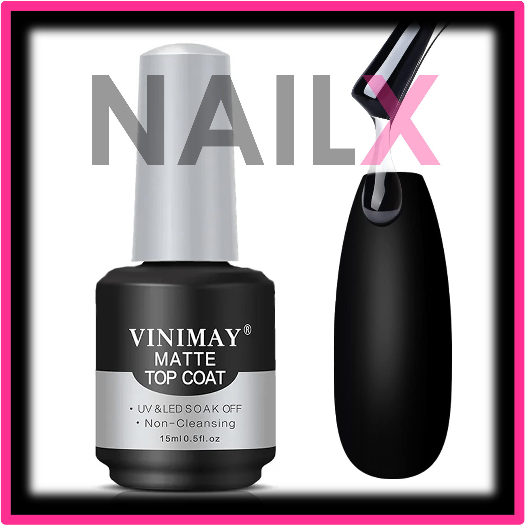 VINIMAY original 15ml MATTE TOP coat gel polish
