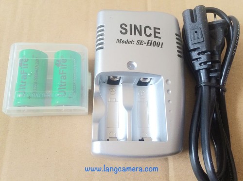 Pin Sạc CR123A dành cho máy ảnh phim (Loại Sạc Được)