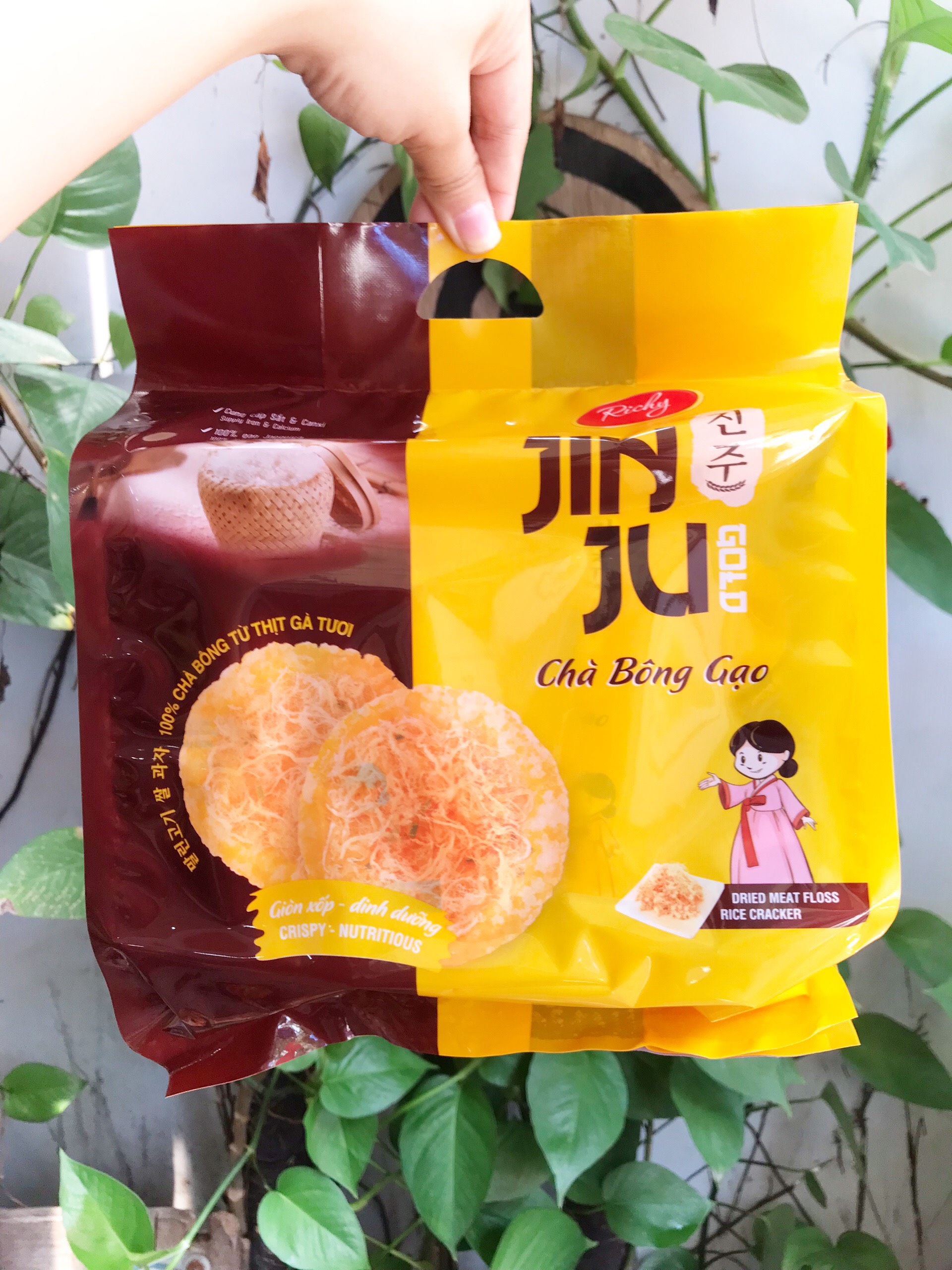 Bánh Gạo Chà Bông Jin Ju (Gói 168g)