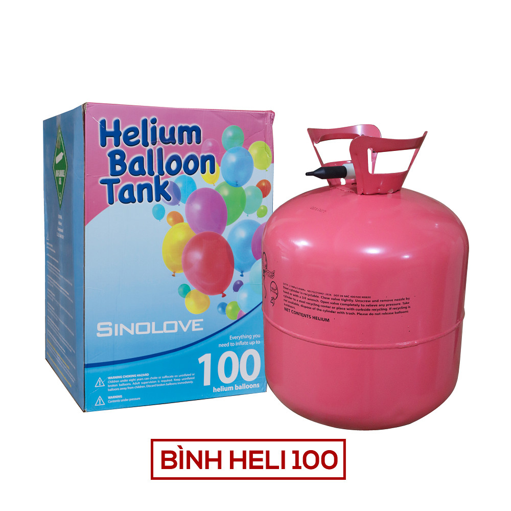 Bình Khí Helii Bóng Bình 100,70,50 Bóng
