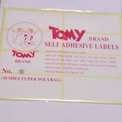 Decal nhãn tomy A5 từ số 99 -124 ( ghi chú số khi đặt hàng)