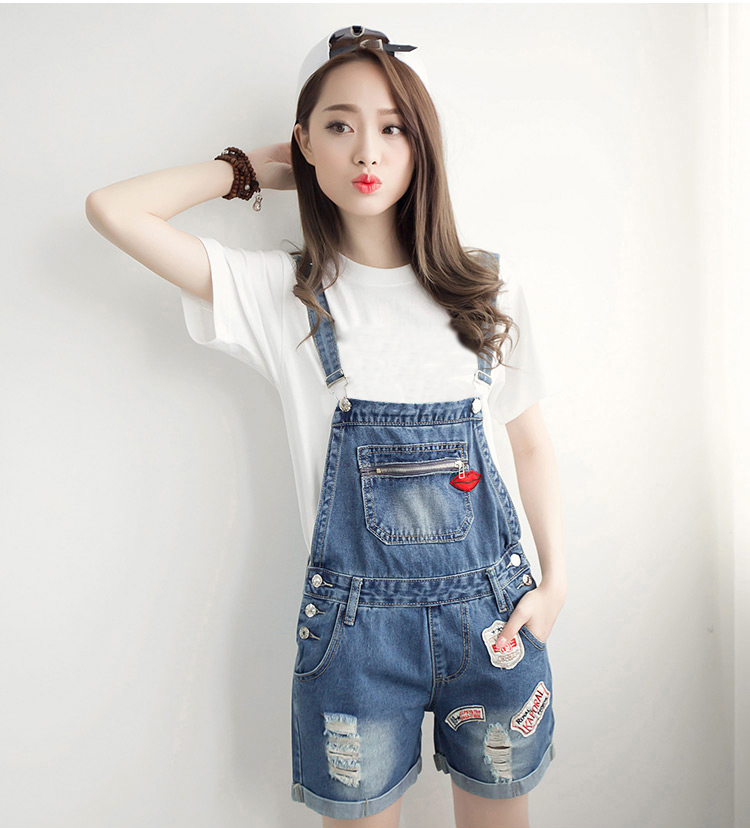 QUẦN YẾM JEANS PHỐI LOGO Y513
