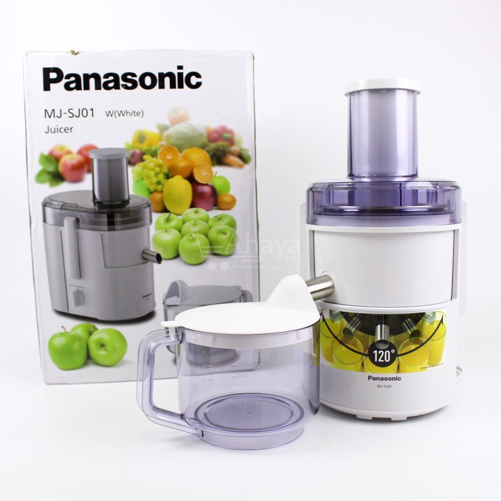 Máy ép trái cây Panasonic MJ-SJ01WSG 1.5L (Trắng)