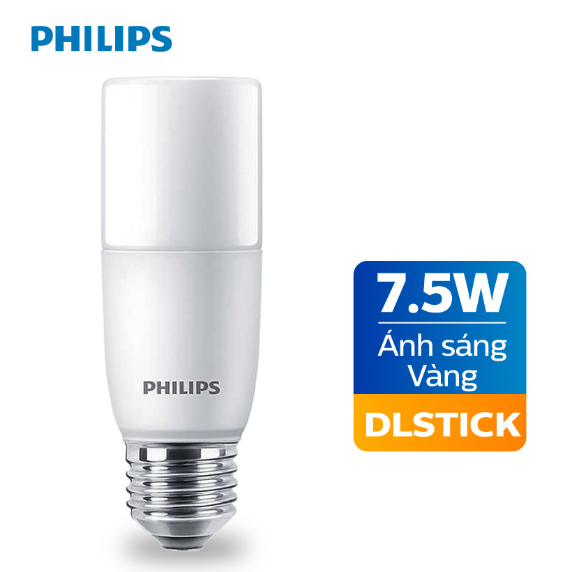 Bóng đèn Philips LED DLStick 7.5W E27 - Ánh sáng trắng Ánh sáng vàng