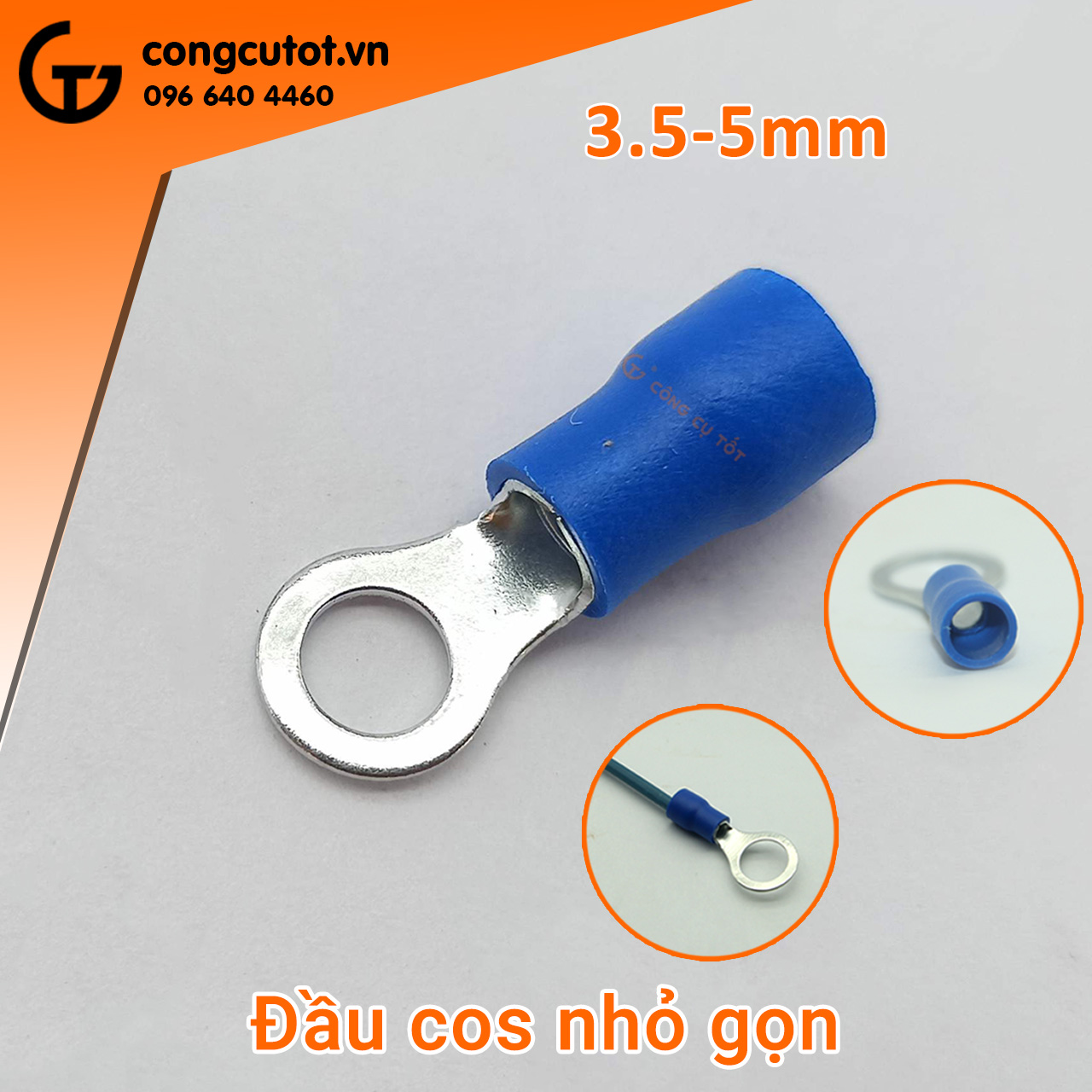 100 cái đầu cos tròn RV
