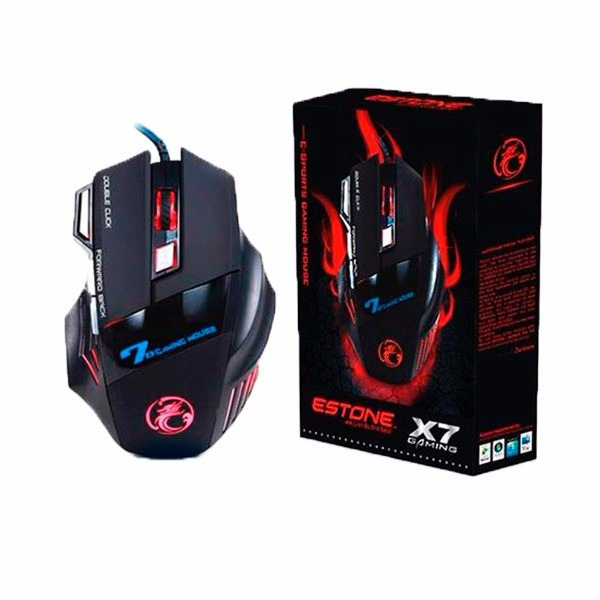 Chuột Mouse Gaming IMICE X7 Dây dù - Led 7 Màu