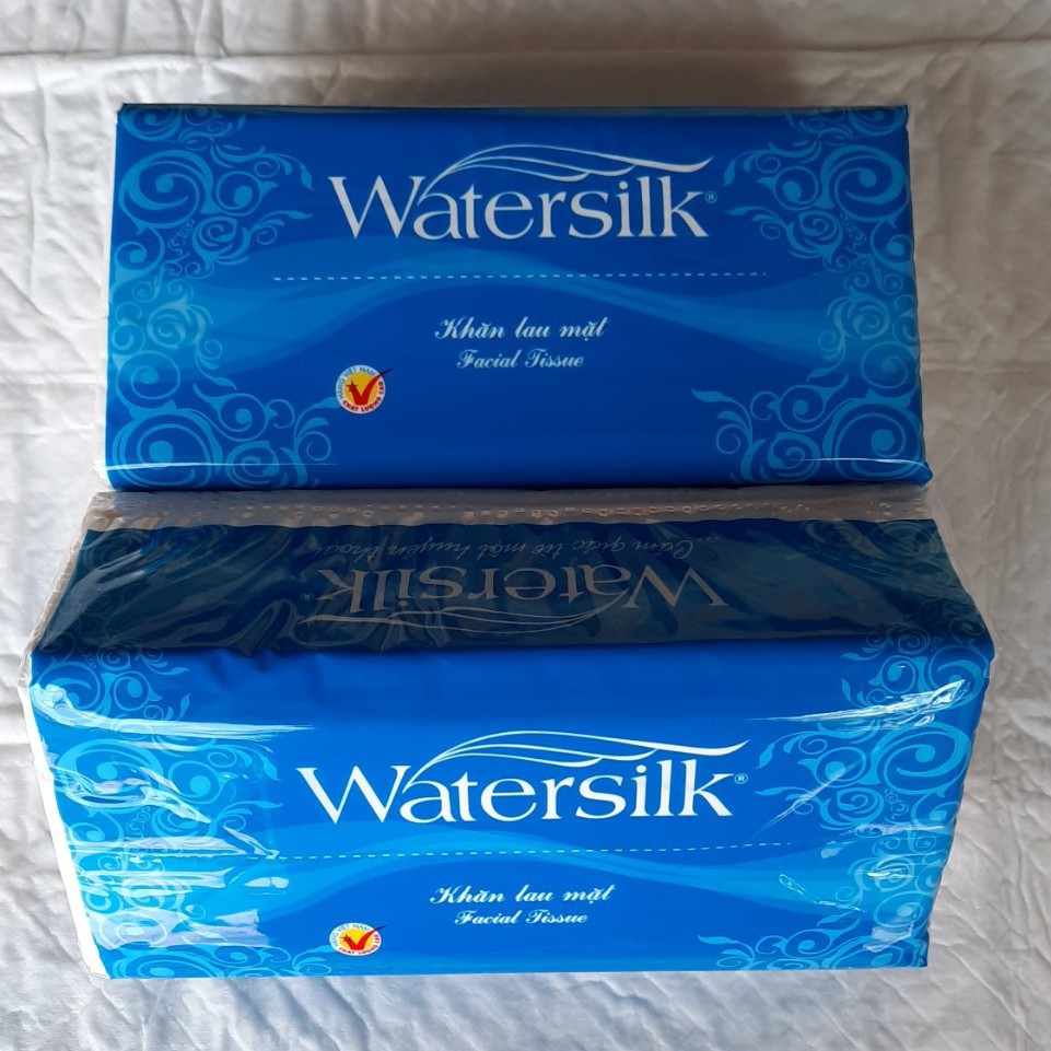 (COMBO 7 GÓI) GIẤY ĂN RÚT WATERSILK 200 TỜ 2 LỚP
