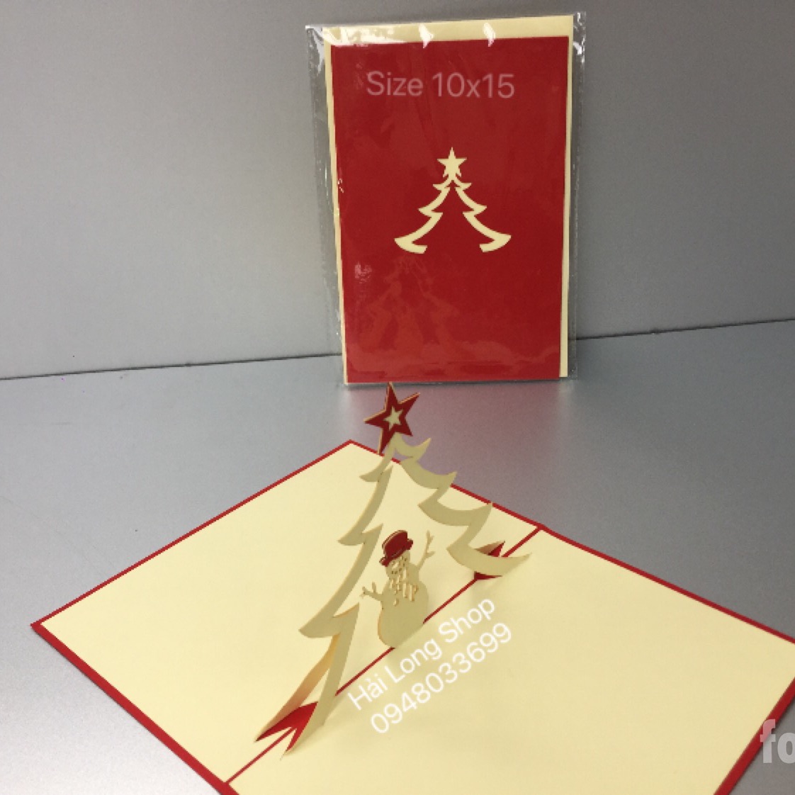 Người Tuyết 3 - Noel - Thiệp 3D
