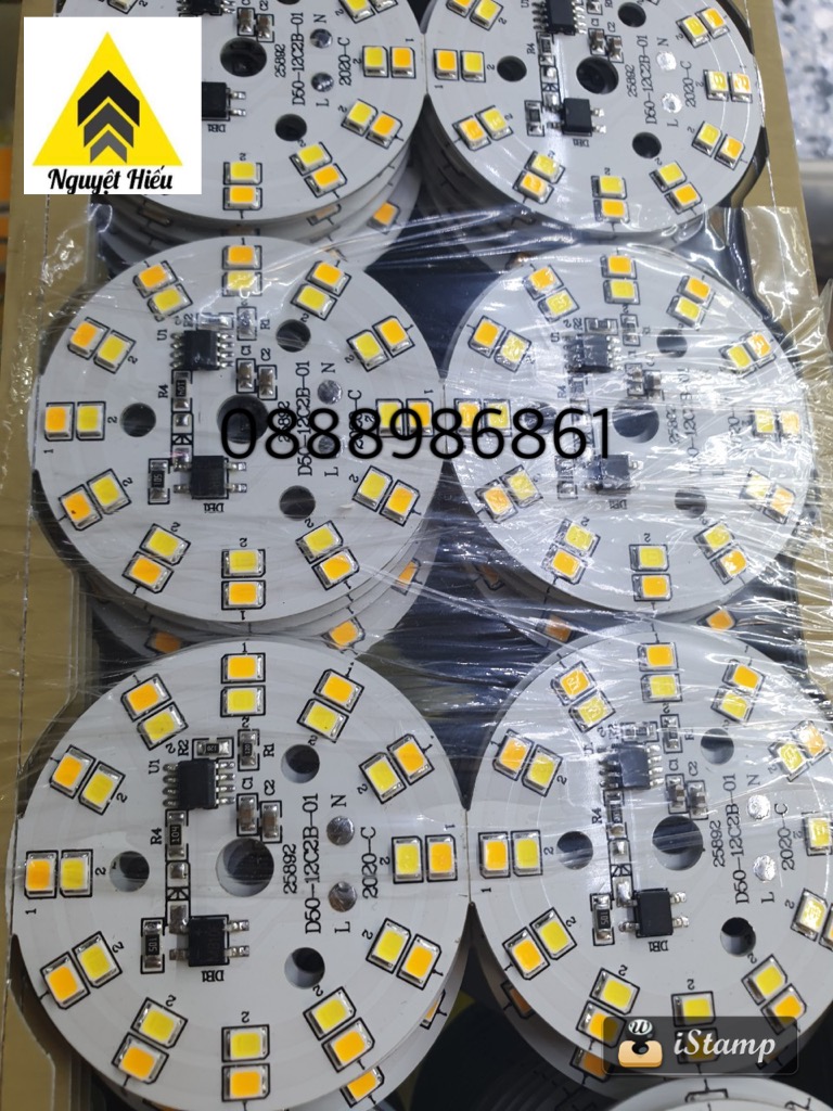Led miếng 3 màu-220V