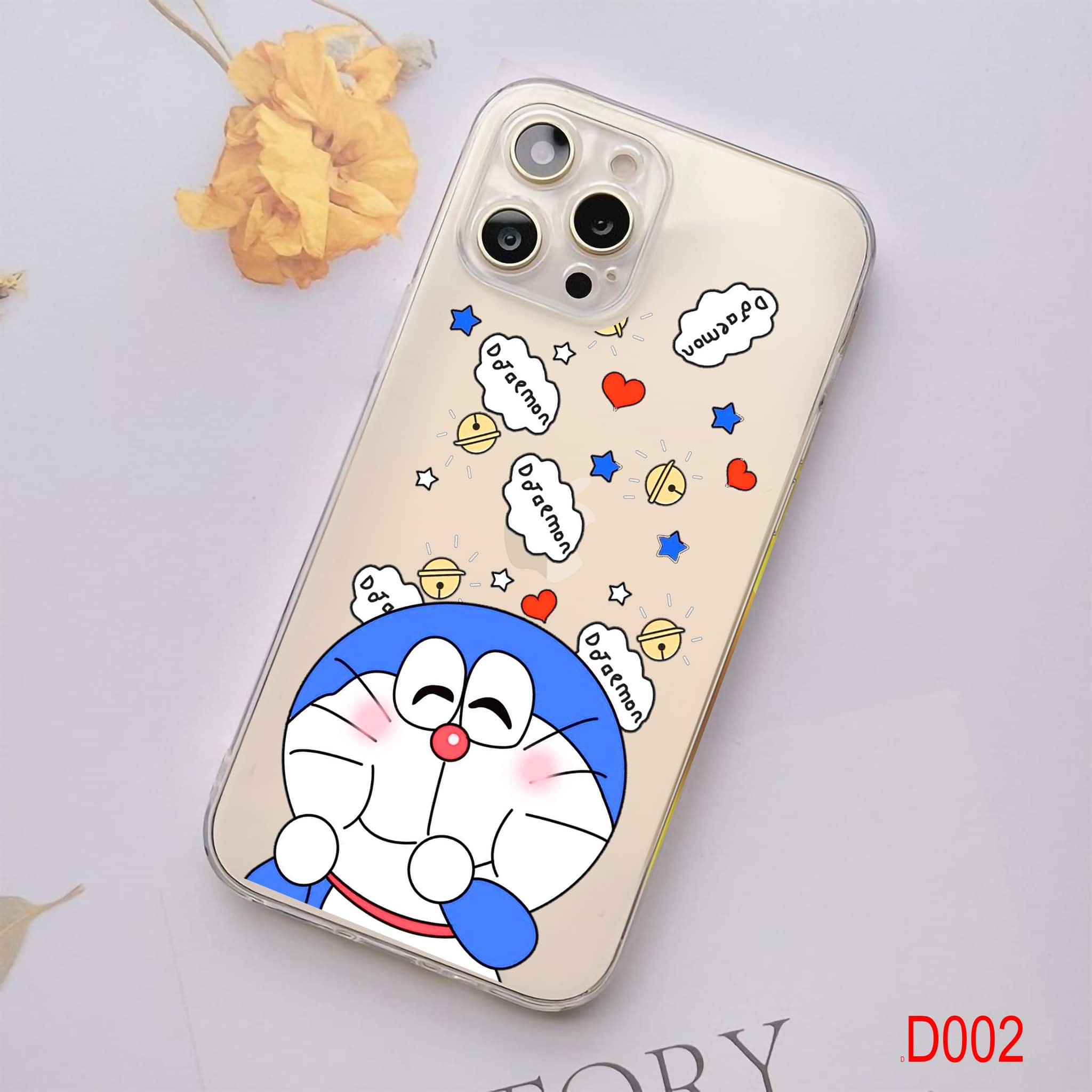 Ốp lưng dẻo in hình doremon cho đt Iphone